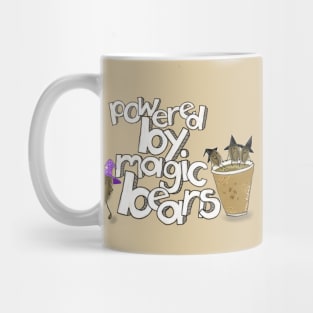 Powered By Magic Beans Coffee Art Mug